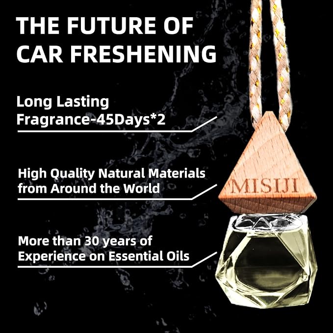 Hanging Car Air Freshener-Cologne,Long Lasting Fragrance Car Scents,Car Decorations