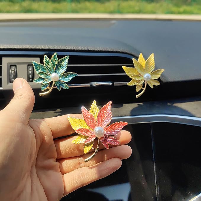 Bling Car Air Freshener Vent Clips, Cute Diffuser Vent Clip Decoration, Unique Car Accessories for Women and Men