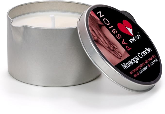 Massage Oil for Home Spa - Vegan Moisturizing Body Oil Candle for Relaxation - Hydrating Skin Care Massage Oils with Essential Oils (6.76oz)