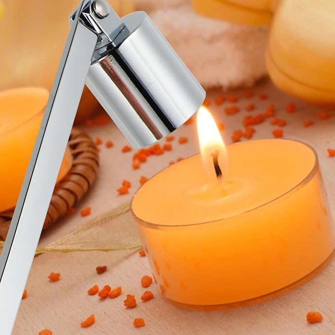 IMIKEYA 1pc Stainless Steel Candle Snuffer Elegant Tool for Safely Extinguishing Candles Accessory and Convenient Design for