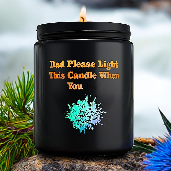 Christmas Candles for Men,Christmas Gifts from Kids, Birthday Xmas Holiday Candle Gifts for Dad,Spice Woody Scented,Perfect for Xmas,New Year,Winter Décor,Over 40 Hours,100% Soy Wax