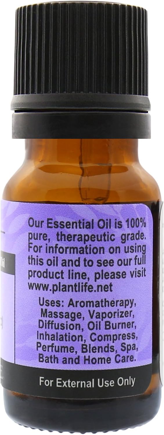 Plantlife Lavandin Aromatherapy Essential Oil - Straight from The Plant 100% Pure Therapeutic Grade - No Additives or Fillers - 10 ml