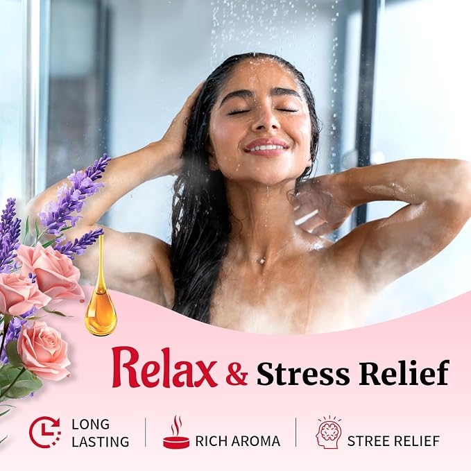 Shower Steamers Aromatherapy 24-Pack, Self Care Spa Gifts for Women& Men, Stress Relief with Natural Essential Oils, Coworker Appreciation Birthday Gift, Travel Essentials