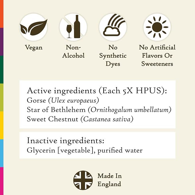 Bach Original Flower Remedies, Hope & Joy Trio Kit, for Comfort & Optimism (Non-Alcohol Formula), Natural Homeopathic Flower Essence, Vegan, 3 x 10mL Droppers