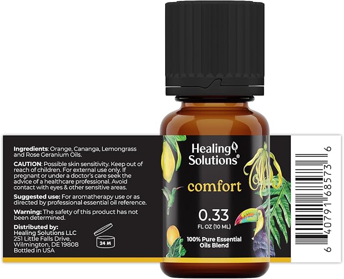 Healing Solutions Comfort Blend Essential Oil - 0.33 Fluid Ounces
