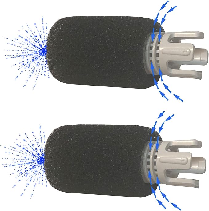 ATIE No Spray Pool Cleaner TailSweep PRO TSP10S with Hose Scrubber 9-100-3105 Fit Zodiac Polaris 280, 3900 Sport, 380, 360, 180 Pool Cleaner Tail Sweep PRO TSP10S and CMP Flow Diffuser (2 Pack)