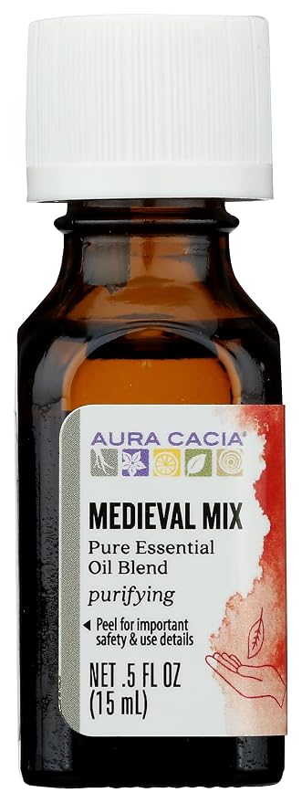 Aura Cacia, Medieval Mix With Rosemary Thyme, 0.5 Fl Oz