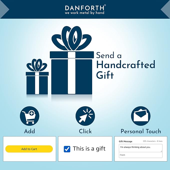 DANFORTH Pewter Candle Snuffer – Acorn and Oak Leaf Design - Handcrafted Pewter Candle Extinguisher – 5 3/8” Long, Made in USA