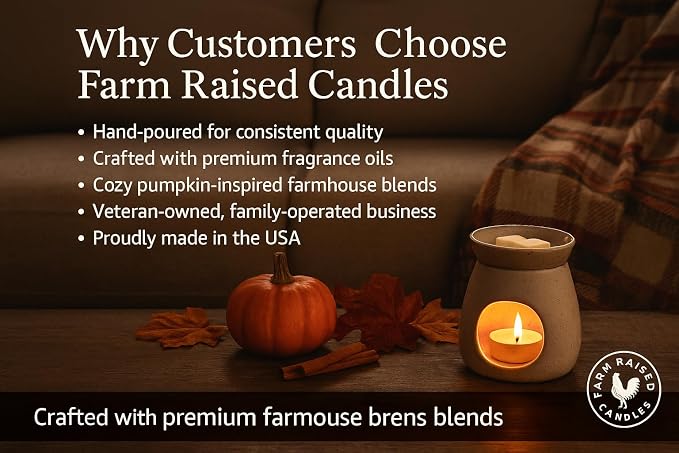 USA Grown Soy Wax Melts - Fall - Bakery Variety Packs – 5 Pack, 16oz Total – Wax Melt Warmer Scents – (Pumpkin Patch Variety Pack)