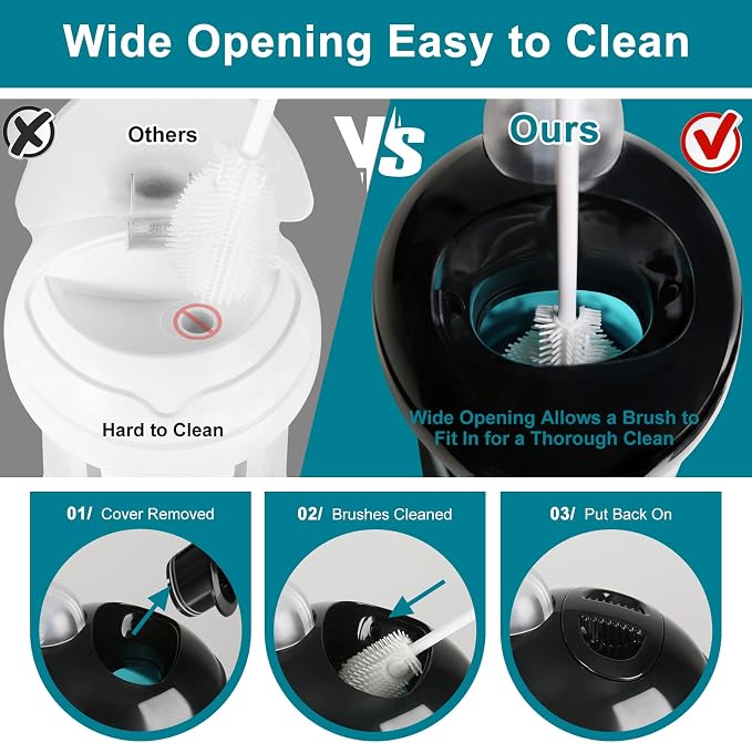 Facial Steamer, Nano Ionic Face Steamer for Facial Deep Cleaning Portable Ozone Steamer with Extendable 360° Rotating Arm, Humidifier for Home Salon Spa or Personal Care (Black)