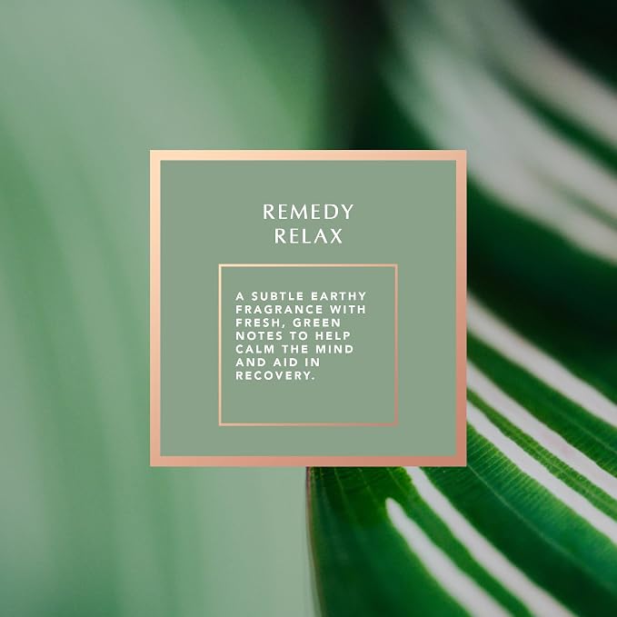 Pecksniff's Aromatherapy Relax Candle 3 Wick 19.4 oz/550 g, Earthy Green Fragrance, Stress Relief, Long Lasting Luxury Glass Candle for Home Decor and Gifts