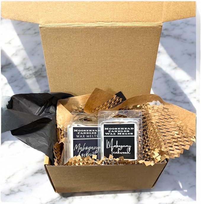 Mahogany Lovers Wax Melts - 4 Pack with 2 Mahogany Teakwood and 2 Mahogany Coconut Fragrances - Hand-Poured Luxury Scented Long-Lasting Aromas that Support Animal Rescue Efforts