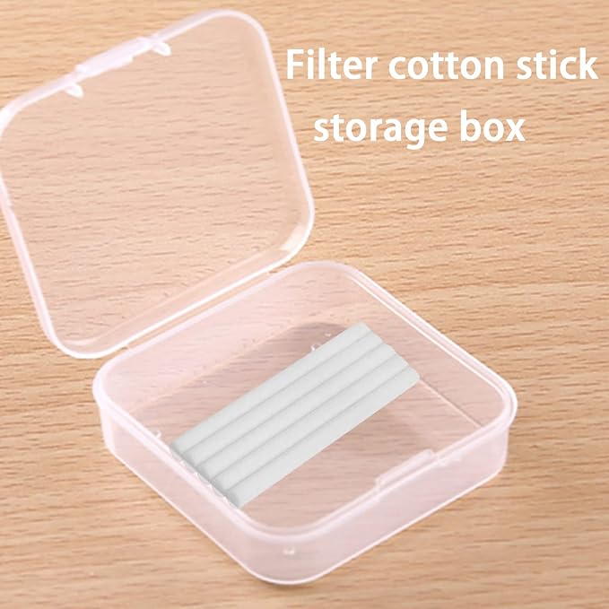 24PCS Humidifier Filters Sticks 4.64'' Replacements Cotton Stick Small Humidifier Filter Stick for INVODA Mini Cool Mist Humidifiers (24 PCS+Transparent box)