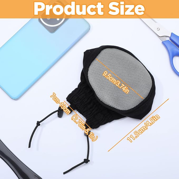 Foldable Travel Diffuser Hair Dryer - Universal Attachment Travel Diffuser for Curly Wavy Hair - Black hot Sock diffusers Heat Resistant Nylon Mesh Cotton Canvas
