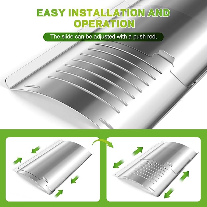 Flame Broiler Kit for Pit Boss 340/440 Series Smoker Grill,76145 Main Plate&76146 Slide Cover Compatible with Pit Boss Tailgater PB440TG,PB340,PB340TGW,PB440,PB440D,Ranch Hand PB440TGR1 Pellet Grills