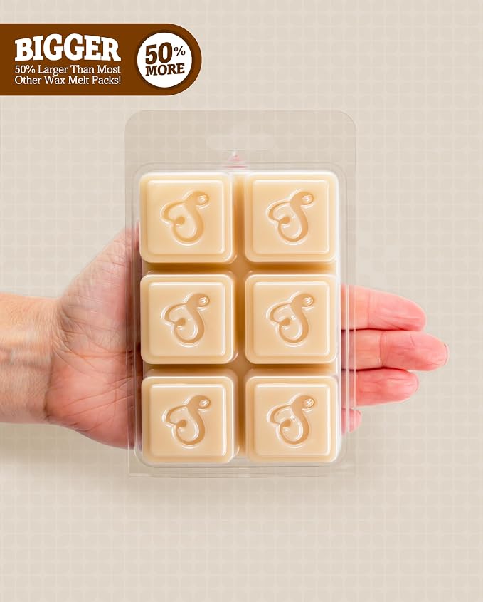 Shortie's Candle Company Vanilla Maple Premium Wax Melts - 3 Oz., Strong & Long Lasting, Non-Toxic - Made with Essential & Natural Oils - Formula 117