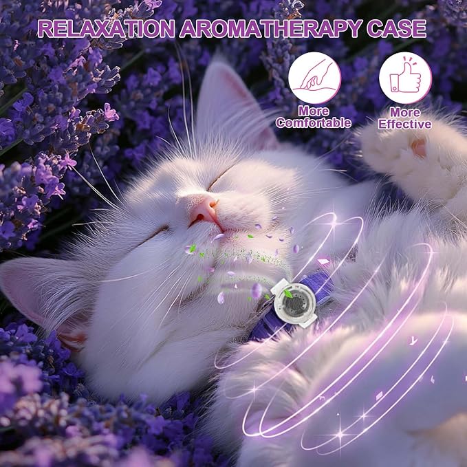 Cat Calming Pheromone Diffuser – Relieves Travel Anxiety & Stress in Cats & Kittens, Long-Lasting Drug-Free Comfort, No Electricity Needed, Easier to Use Than Calming Collars or Sprays