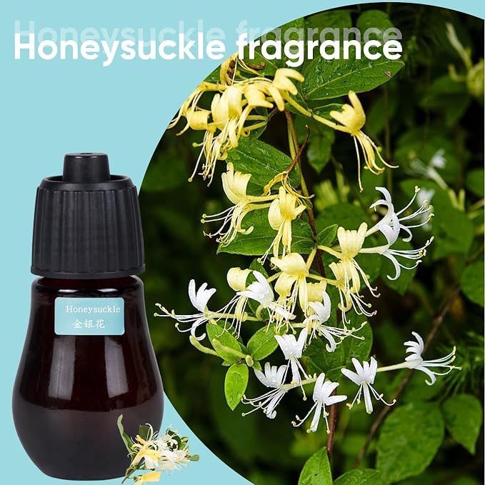 HAPPTWS Essential Oil Set - Honeysuckle, Jasmine and Magnolia Scent Set. HAPPTWS Brand Waterless Essential Oil Diffuser Refill