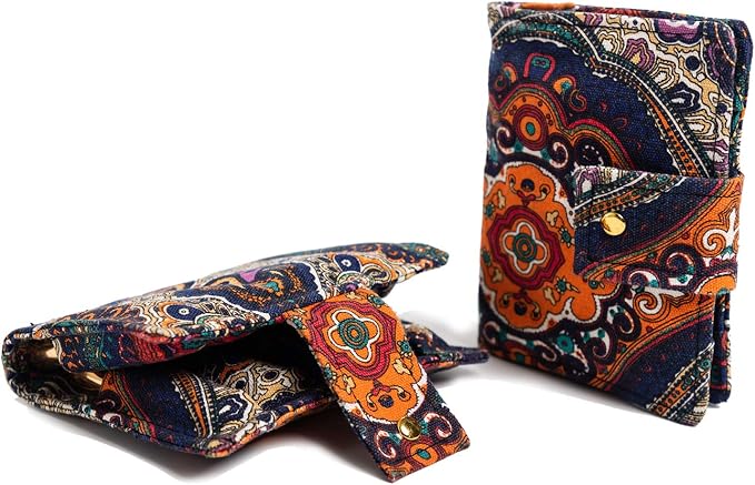 Essential Oil Purse Canvas Oil Pouch Storage Bag 10-bottle 5ml-10ml Perfume Bottle Oil Travel Bag Nail Polish Bag
