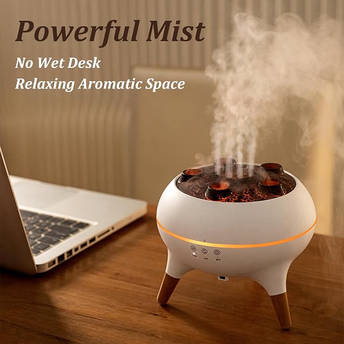 Essential Oil Diffuser for Home, Bedroom Humidifiers, Air Scent Aroma Aromatherapy Ultrasonic Humidifier Machine Timer Small Mini difusor de Aromas para casa Living Room Office Decor Gifts Jellyfish