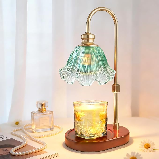 Candle Warmer Lamp with Timer, Christmas Decorations Indoor, Birthday Gifts for Women Mom, Warming Gifts for Office, Dorm, Apartment & New Home Decor
