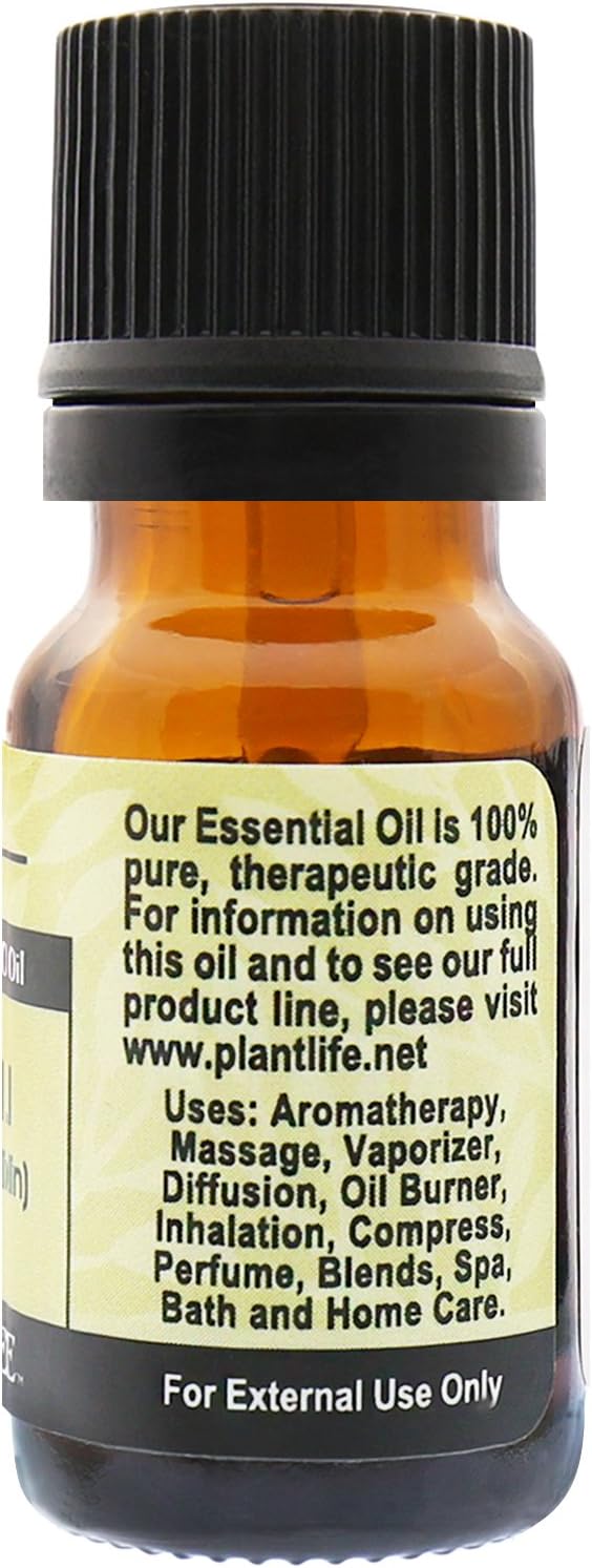 Plantlife Patchouli Aromatherapy Essential Oil - Straight from The Plant 100% Pure Therapeutic Grade - No Additives or Fillers - 10 ml
