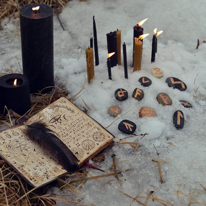 Spell Candles (Set of 40, Black)