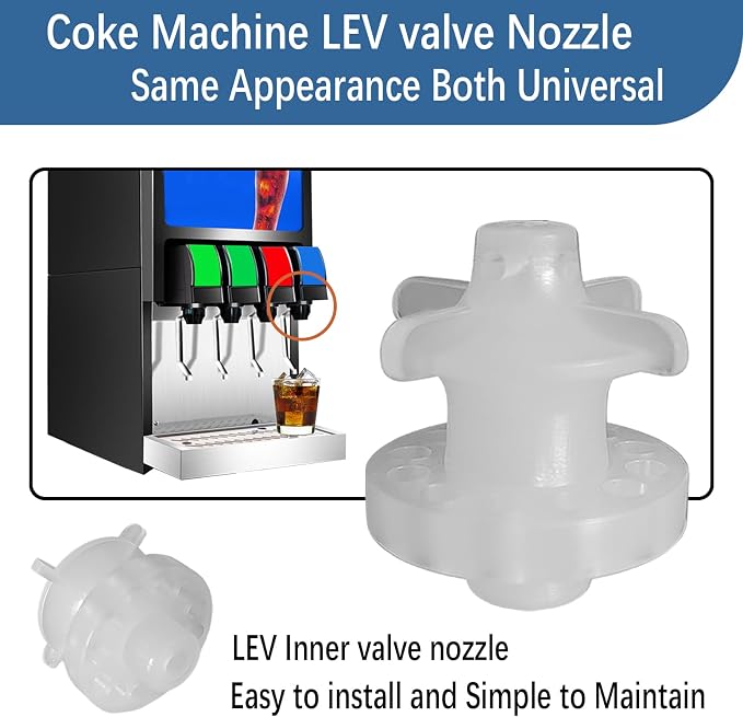 4Pcs LEV Soda Coke Valve 3.0 Diffuser Internal Mixer,For Cola Machine Replacement Repair Valve Assembly 28368 (4)
