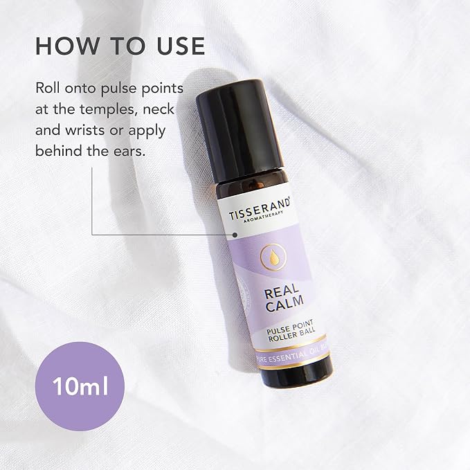 Tisserand Aromatherapy - Real Calm Pulse Point Roller Ball, 10 ml