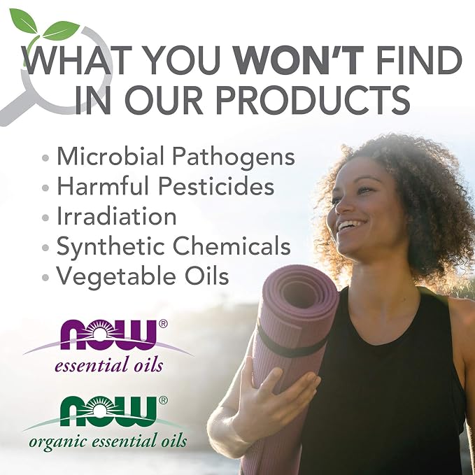 NOW Foods Essential Oils, Eucalyptus Roll-On, Certified Organic, Clarifying Blend, Steam Distilled, Topical Aromatherapy, 10-mL