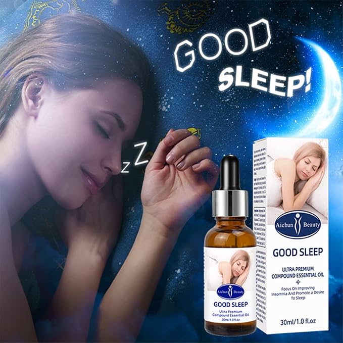 AICHUN BEAUTY Improve Good Sleep Ultra Premium Compound Essential Oil Promote a Desire to Sleep Relax Calm Nerves 30ml/1.0fl.oz