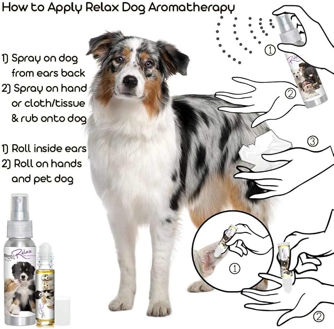 The Blissful Dog Australian Shepard Relax Dog Aromatherapy Spray for Your Dog's Anxiety