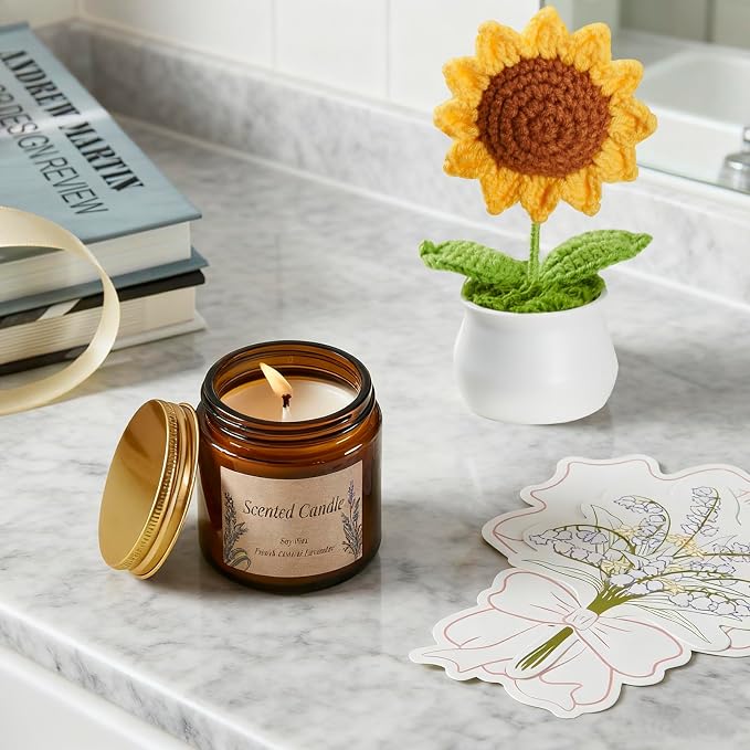 Birthday Gifts for Women, Sending Sunshine Sunflower, Self Care Set Get Well Soon Gift Baskets, Sending Hug Baskets Package, Thinking of You Gift for Mom Best Friend Wife Sister Grandma, Khaki