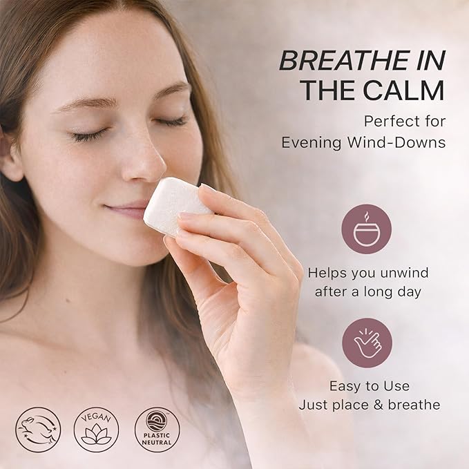 Lavender Shower Steamers Aromatherapy – USA Made with Bergamot Essential Oil, Relaxation Gifts for Women & Men, Self Care Spa Day Essentials, Stress Relief & Relaxing Calming Pamper Gifts