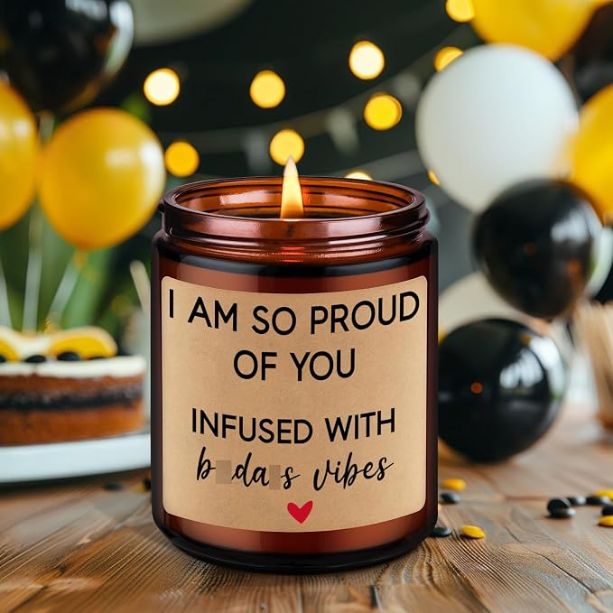 Fairy's Gift Scented Candles - Proud of You Gifts for Her, Him - Graduation, Divorce, Congratulations Gifts for Women, Men - Job Promotion, Congrats Presents for Women, Friend, BFF, Bestie