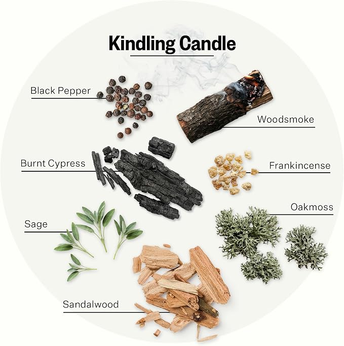 Apotheke Signature Scented Candles for Home, Kindling