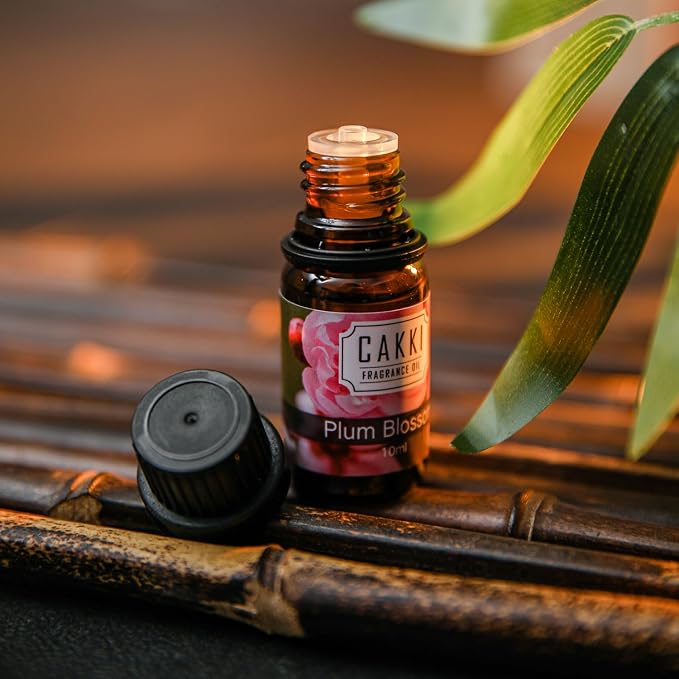 CAKKI Essential Oils for Diffusers for Home,Spring Fragrance Oils Set of 6x10ml, Sweet Pea,Emerald Gardenia,Plum Blossom,Newly Born,Reborn,Velvet Petals,Aromatherapy Oils,for Candles Making