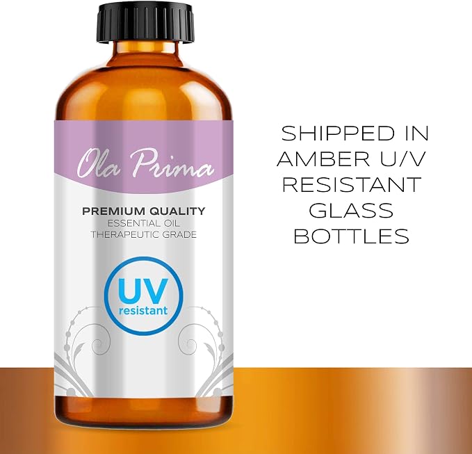 Ola Prima Clove Essential Oil for Aromatherapy, Diffuser, Soap, and Skin Moisturizer (16oz Bulk)