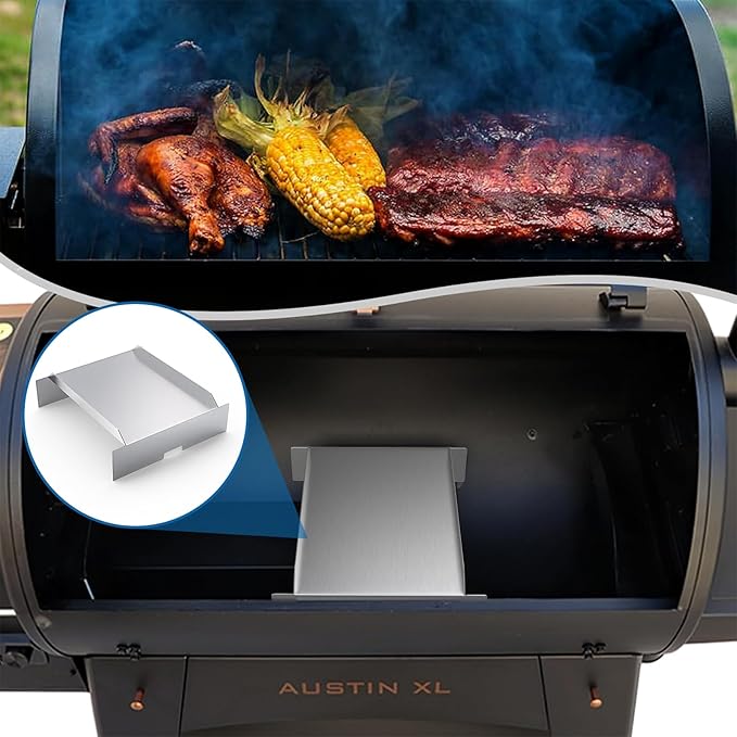 SafBbcue Upgraded Heat Diffuser Flame Tamer - Replacement Heat Baffle for Pit Boss 700, 820, 850, 1000, 1150, 1250, 1300 & 1600 Series Pellet Grills
