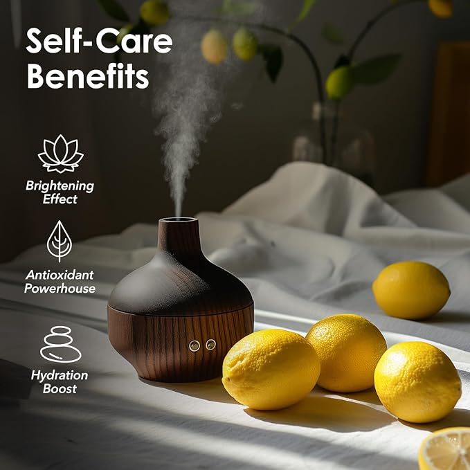 Heavenly Pure Lemon Essential Oil 4 oz with Dropper for Aromatherapy, Diffuser, Candle, and Mosquitoes (118 ml)