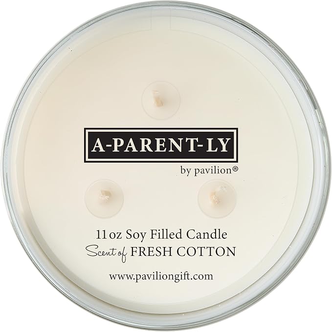 Pavilion - Be Kind 11-Ounce Soy Wax Triple Wick Candle, Fresh Cotton Scented, Mom Gifts, New Mom Gifts, Mothers Day Candle, Funny Mom Birthday Gifts, Funny Candle Gifts for Mom, 1 Count