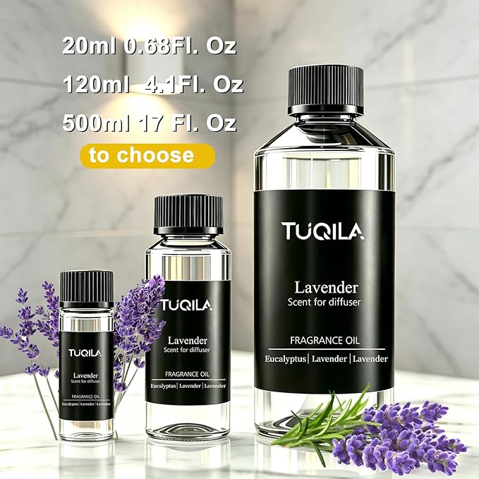 20ML Hotel Diffuser Oil, Lavender Aromatherapy Oil with Eucalyptus, Sage, Anise for Waterless Cold Air Diffuser, Hotel Scent for Home, Spa, Office and Hotel Scenting