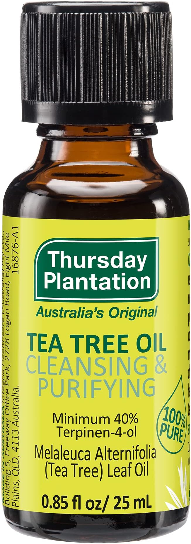Thursday Plantation Australian Tea Tree Oil, Naturally Sourced Oil, Cleanses and Purifies, 0.85 fl oz