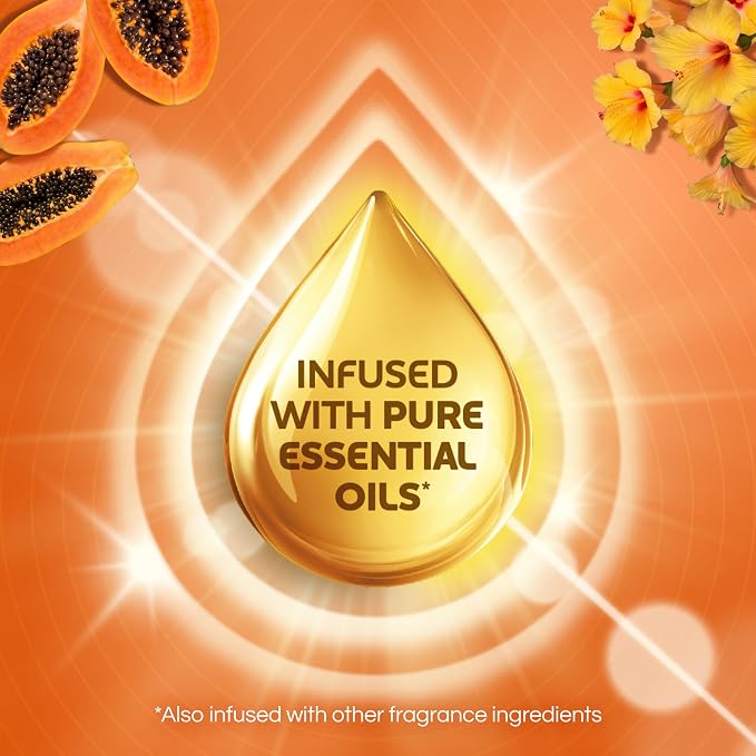 Air Wick Plug-In Scented Oil Refills, 10 Count, Hawaii Exotic Papaya and Hibiscus Flower, Air Freshener, Essential Oils, Eco Friendly