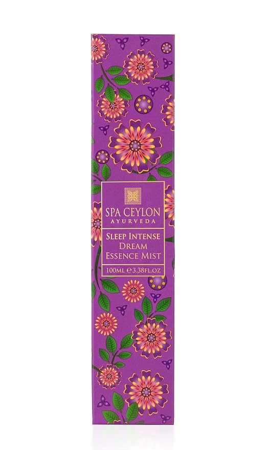 SPA CEYLON Sleep Intense Dream Essence Mist, Lavender Ylang Ylang Body Pillow Spray for Women, Calming Natural Sleep Body Spray, Aromatherapy 100ml