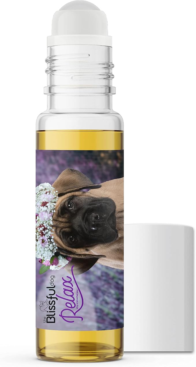 The Blissful Dog Mastiff Relax Roll-ON Aromatherapy for Dogs - Anxiety Relief for Dogs