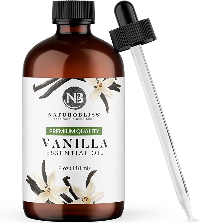 NaturoBliss Vanilla Essential Oil (4oz) Premium Quality