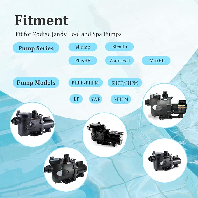 R0445200 Backplate for Zodiac Jandy Pool and Spa Pumps ePump, Stealth, PlusHP, Waterfall, MaxHP, Model JEP, SHPF/SHPM, PHPF/PHPM, SWF, MHPM