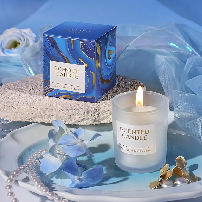 Gifts for Women, Luxury Birthday Gifts for Mom Sister Girlfriend Grandma Bestie Daughter Her, Teacher Appreciation Graduation Gift, Self Care Relaxing Spa Gift Basket Blue