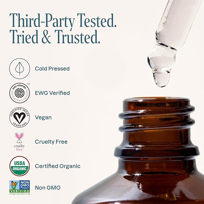 Cliganic Organic Castor Oil, 100% Pure (16oz with Eyelash Kit) - For Eyelashes, Eyebrows, Hair & Skin | Bulk, Natural Cold Pressed Unrefined Hexane-Free | DIY Carrier Oil (Pack of 2)